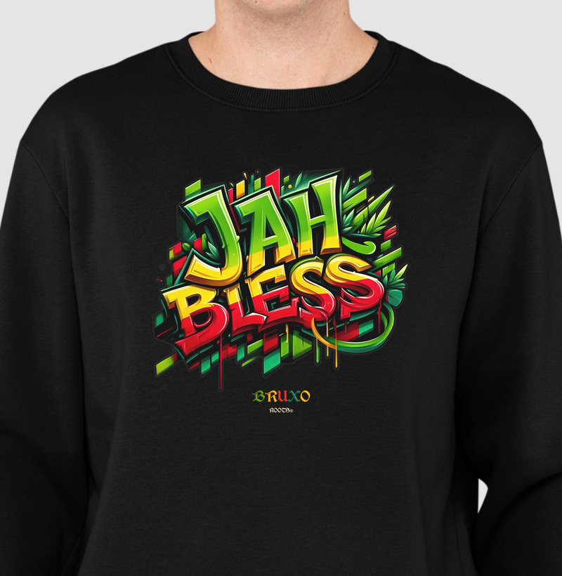 Suéter Moletom Jah Bless V1