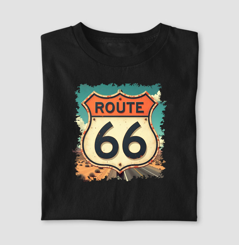 Camiseta Placa US 66