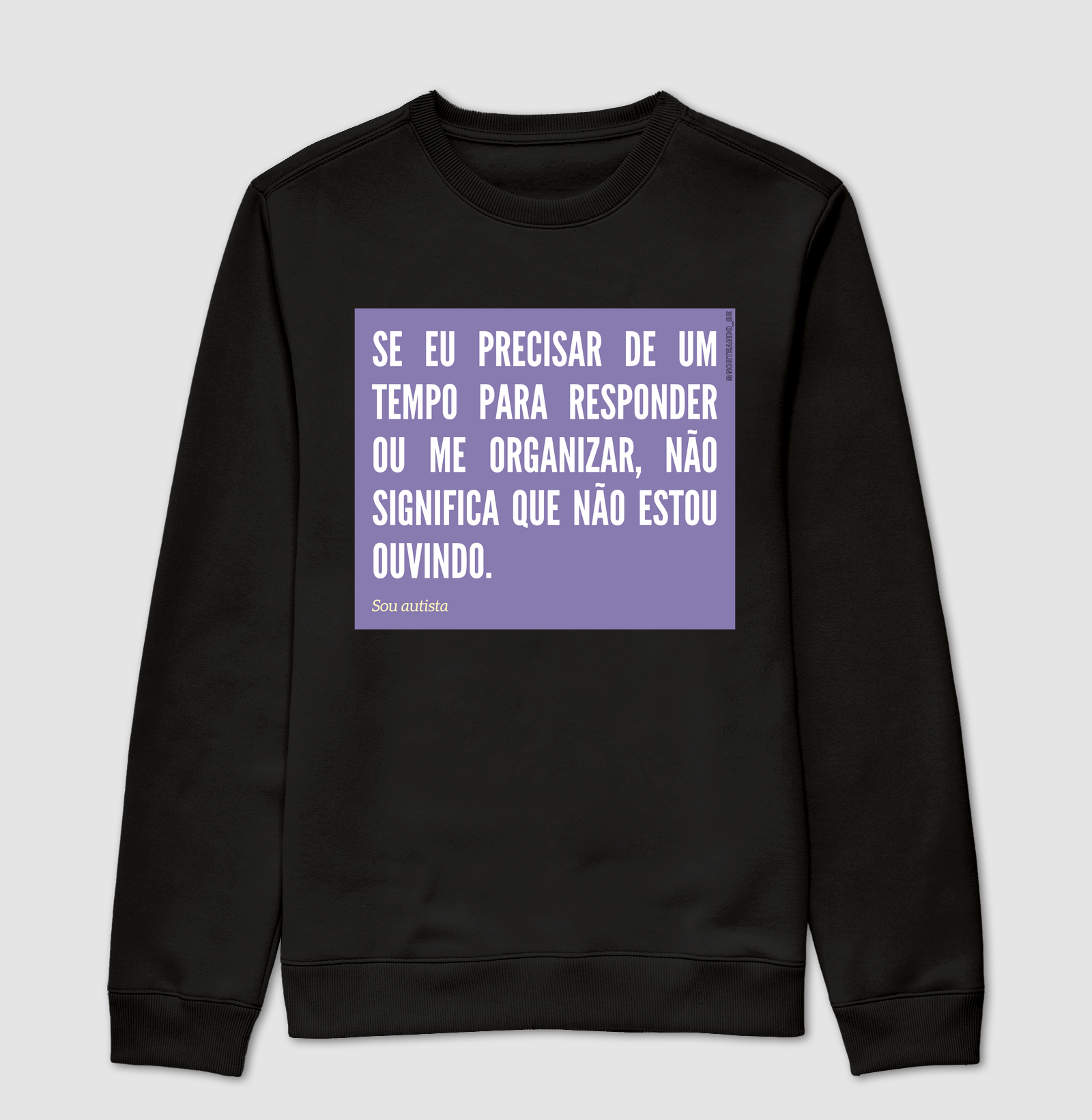 Peça "Se Eu Precisar de Um Tempo, Estou Ouvindo"