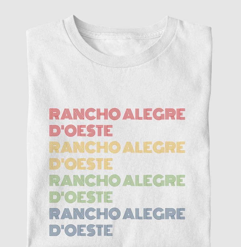 Rancho Alegre d'Oeste Letreiro Retrô