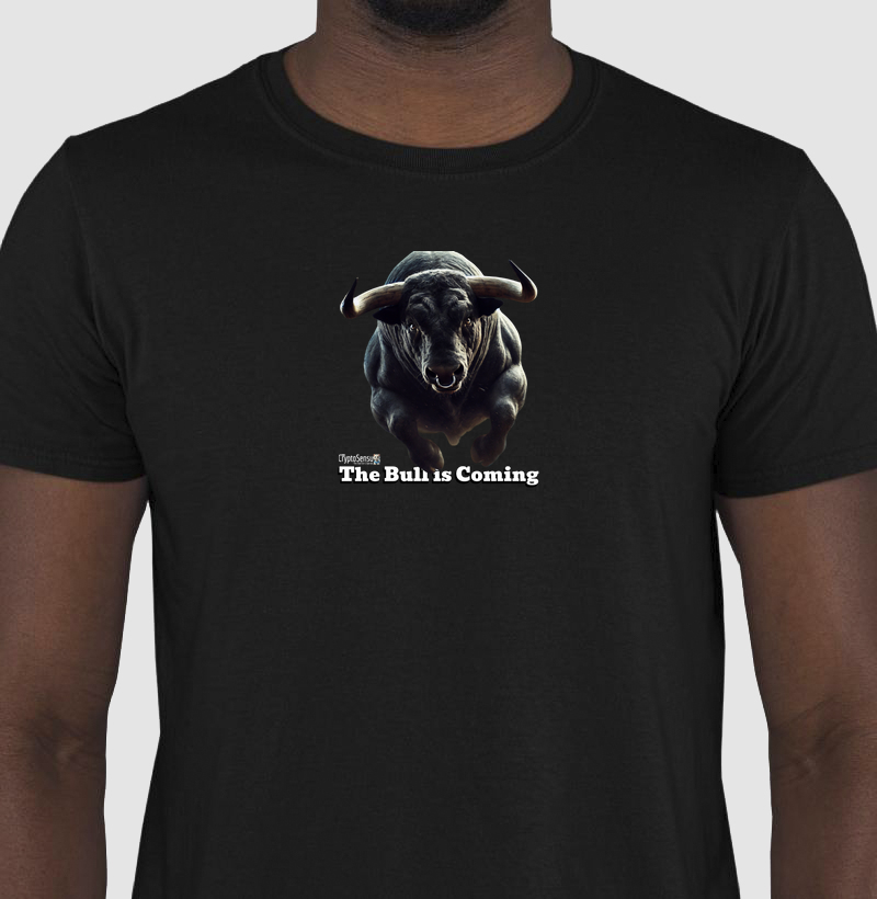 Camiseta Básica The Bull is Coming! v.2 - CryptoSensu