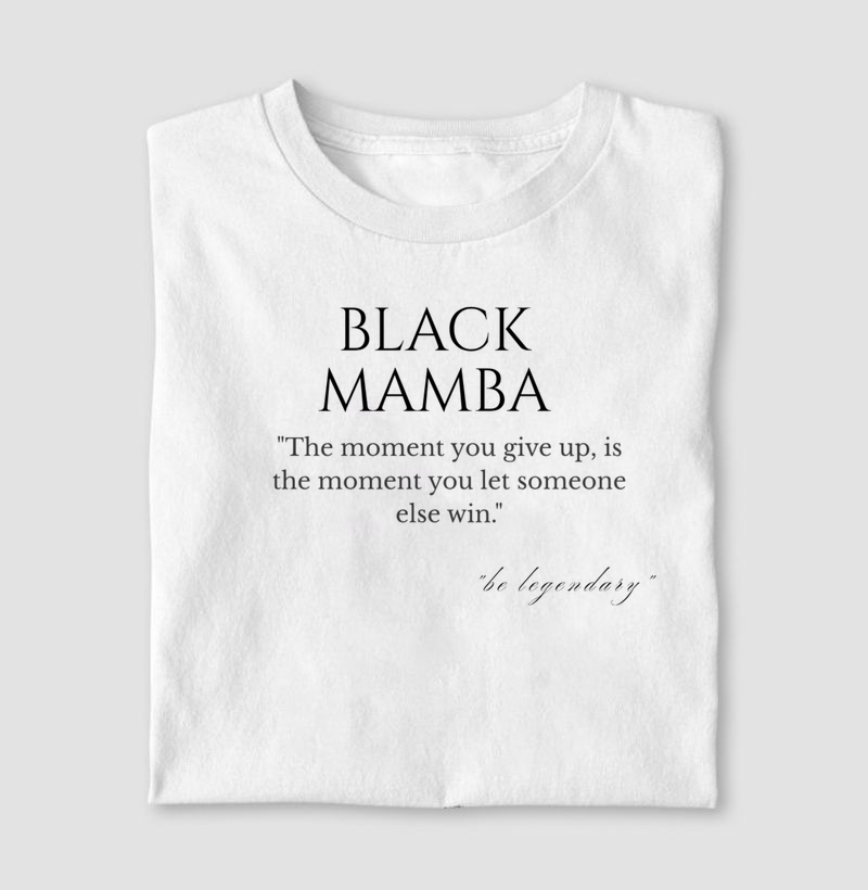 Camiseta "Black Mamba"