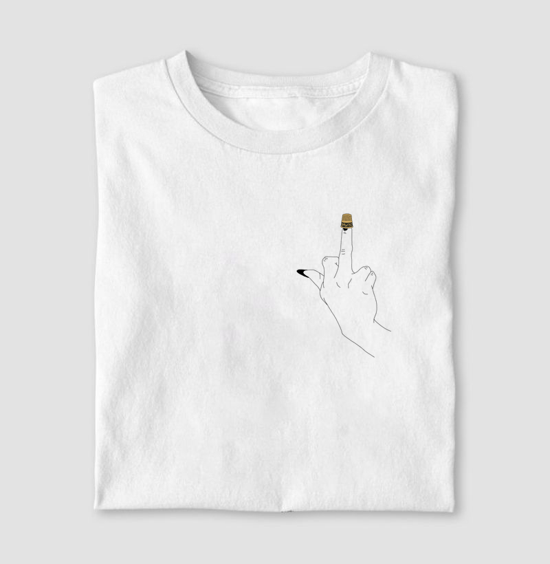 Camiseta dedo com dedal 