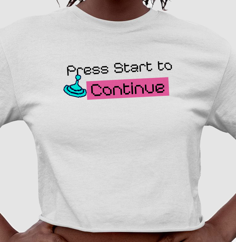 Cropped “Press Start to Continue"