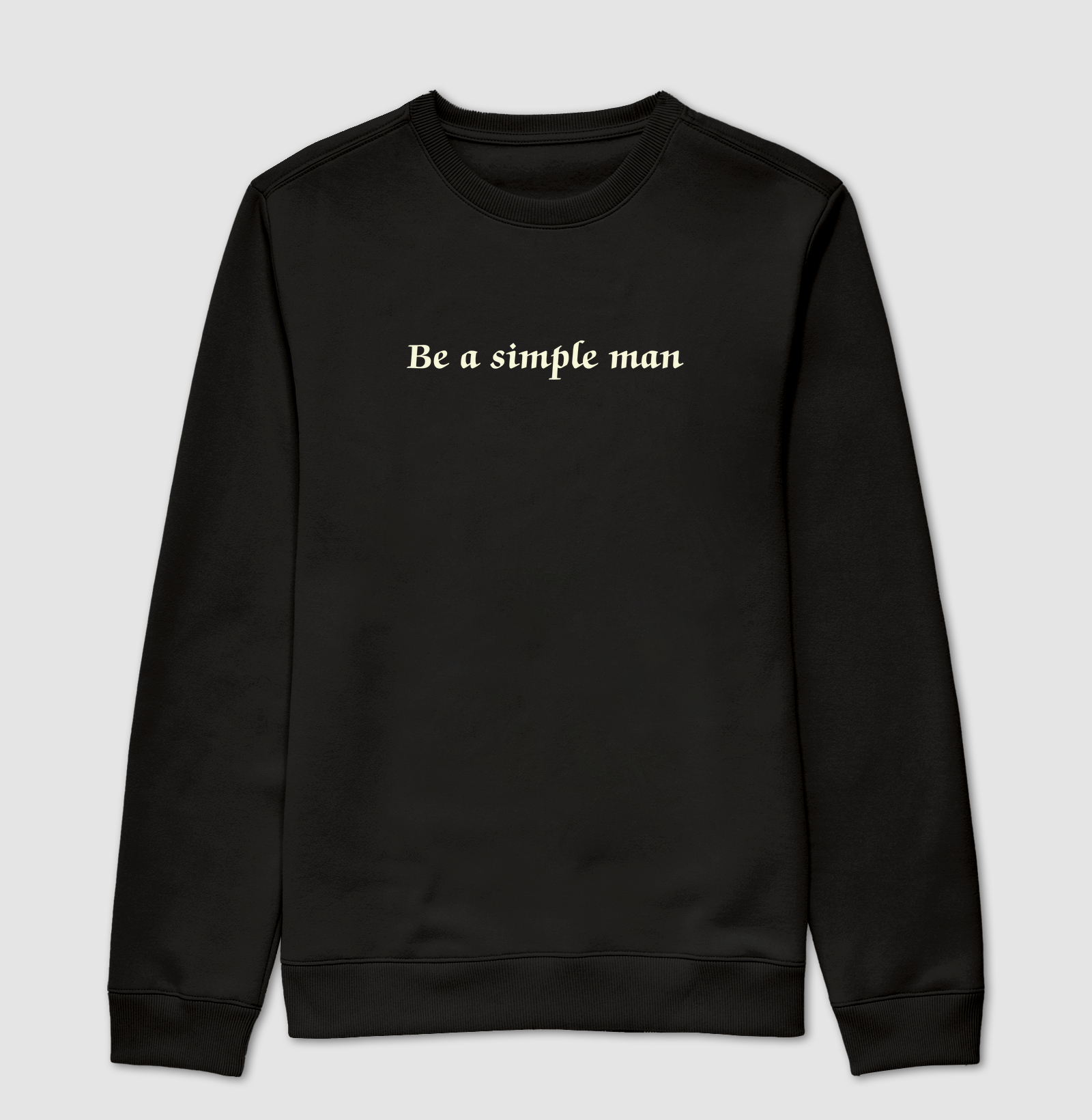 Be a Simple Man