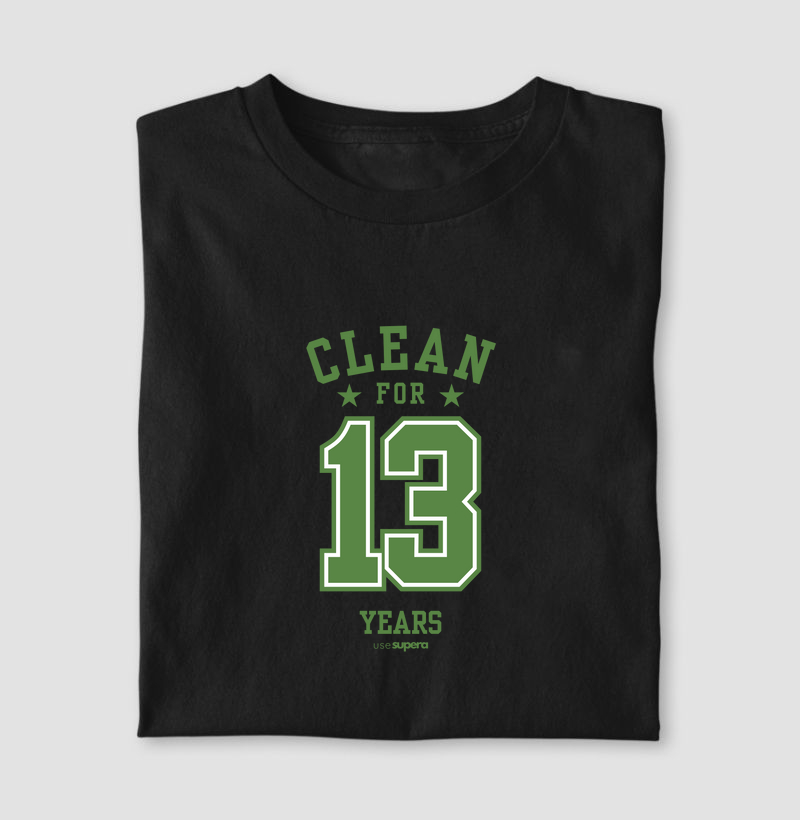 Clean for 13 years