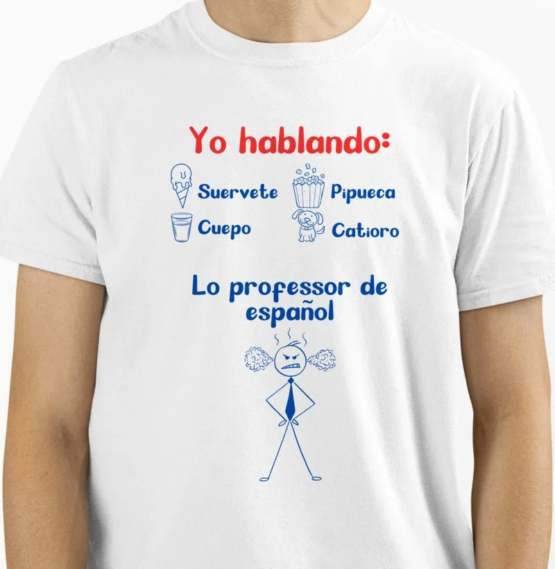 Camiseta Yo Hablando (v. professor)