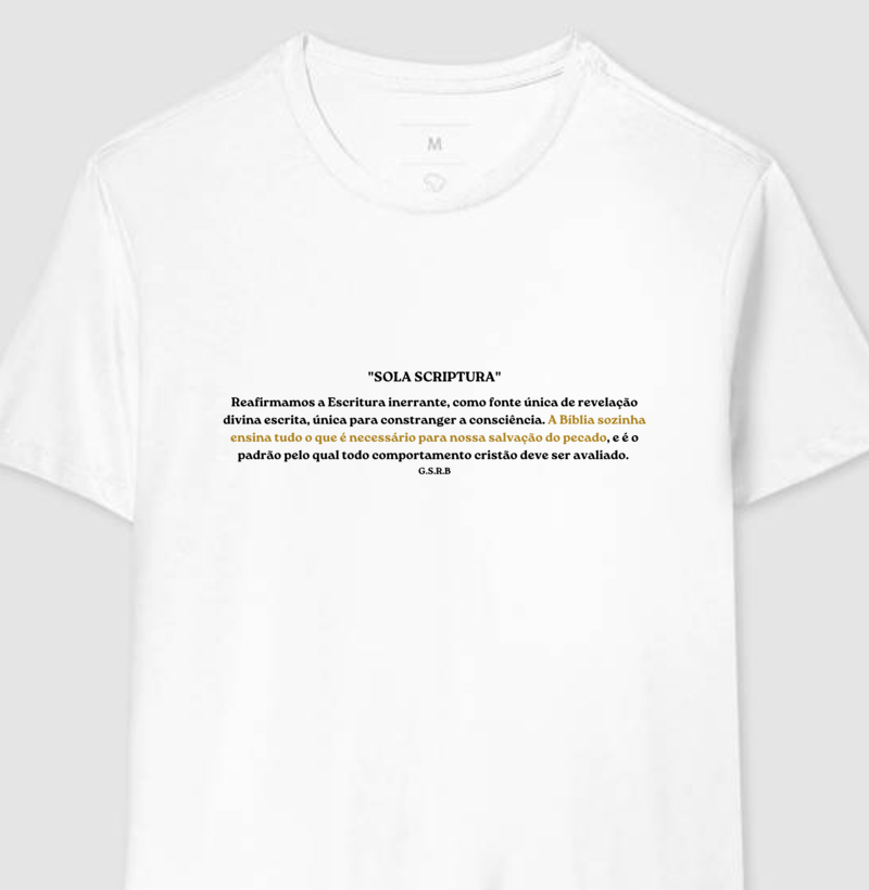 Sola Scriptura Minimalista Text