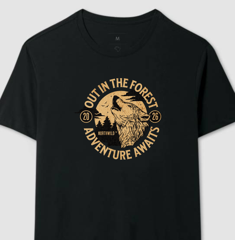 Out in the Forest - Wolf