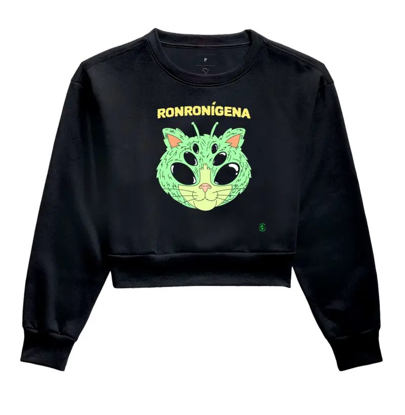 Cropped Moletom Ronronígena