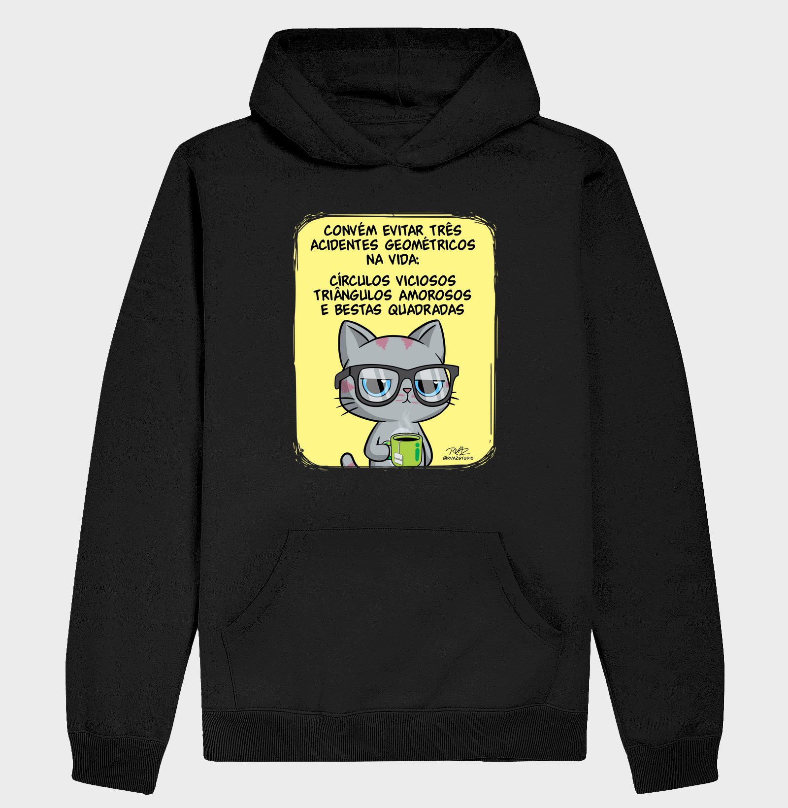 Camiseta Gato Sincero Geometria