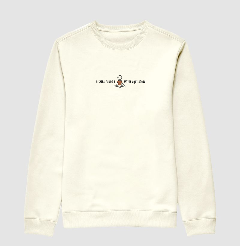 Respira fundo e esteja aqui agora