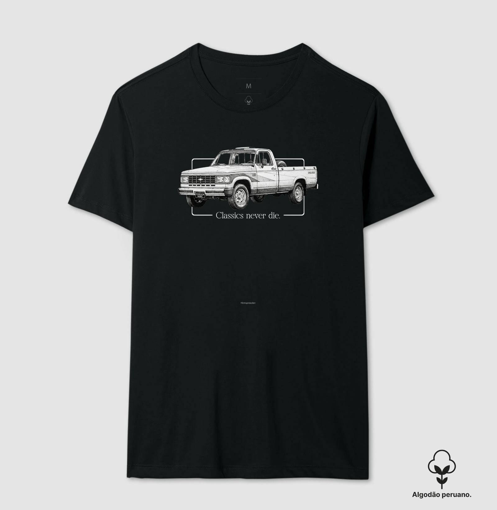 Camiseta Chevrolet D-20 Custom Deluxe - A Lenda do Diesel