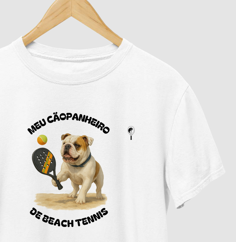 Meu Cãopanheiro de Beach Tennis - Bulldog Inglês