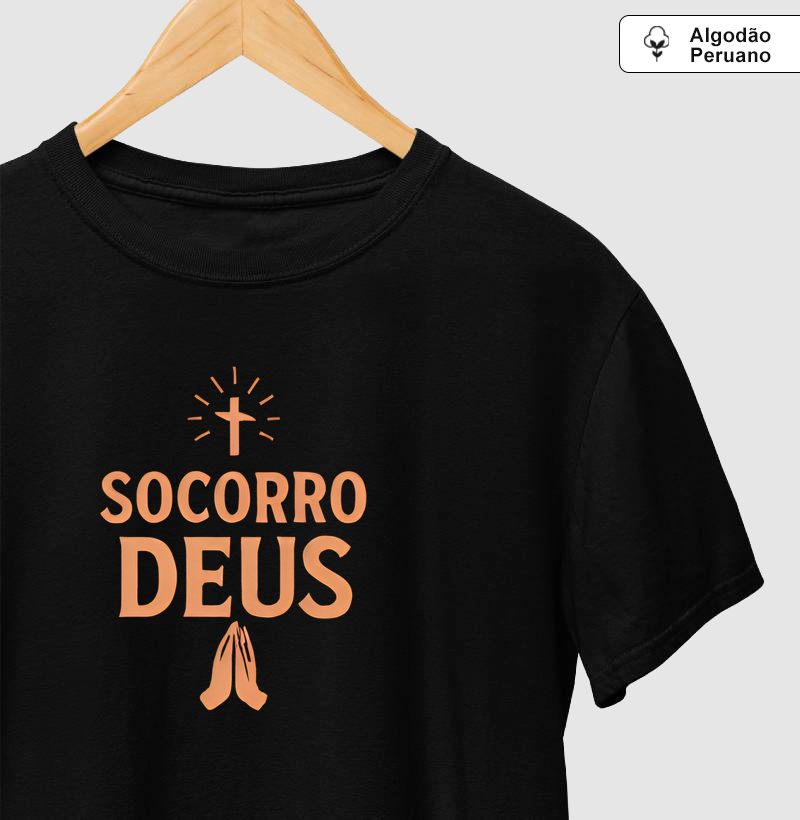 ✨ Camiseta “Socorro Deus”