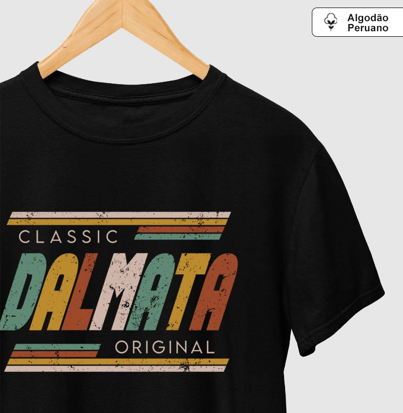 Camiseta Algodão Peruano Dalmata Vintage