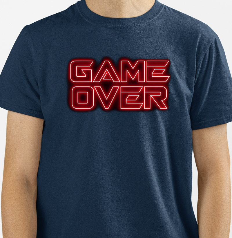 Camiseta Game Over