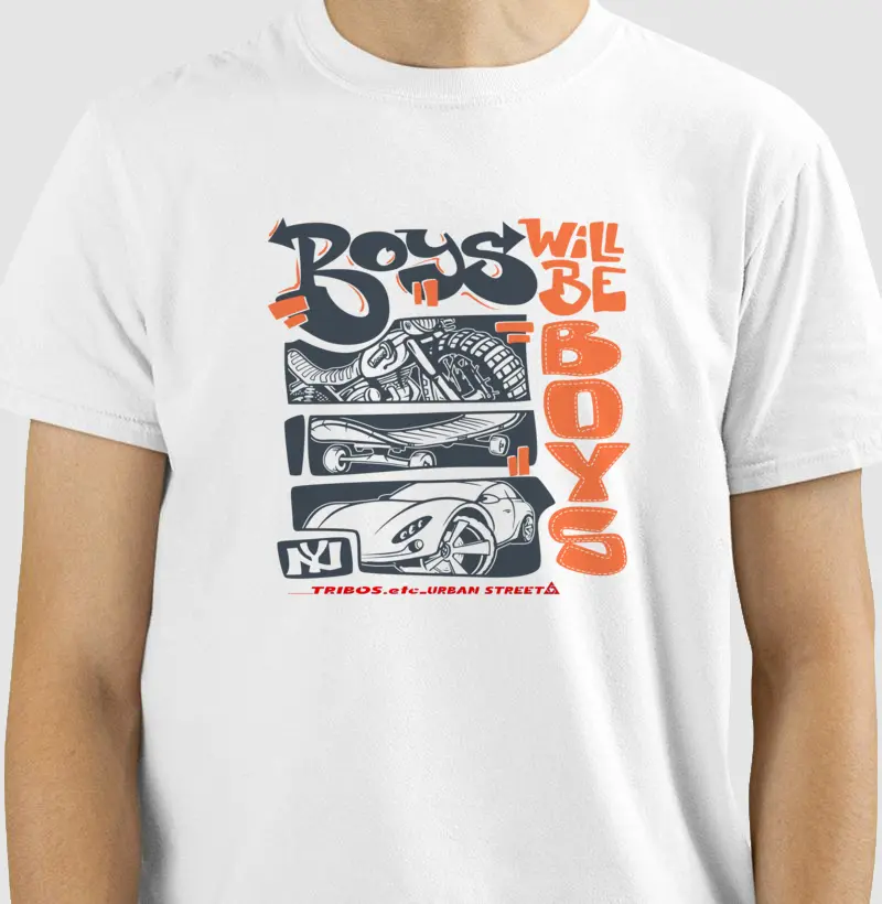 CAMISETA RESERVA.INK MASCULINA E FEMININA TRIBOS.etc OF ROADS BOYS WILL BE BOYS