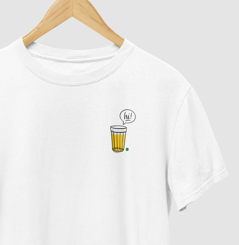 Hi! Boteco - Camiseta Brasa Minimal