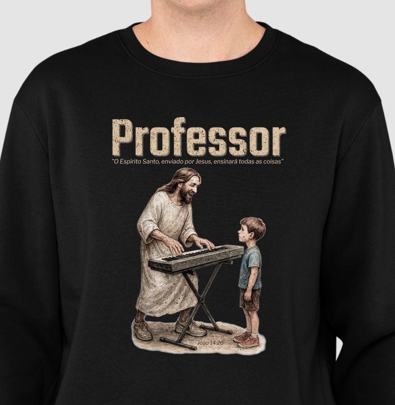 Suéter Moletom Professor - Teclado