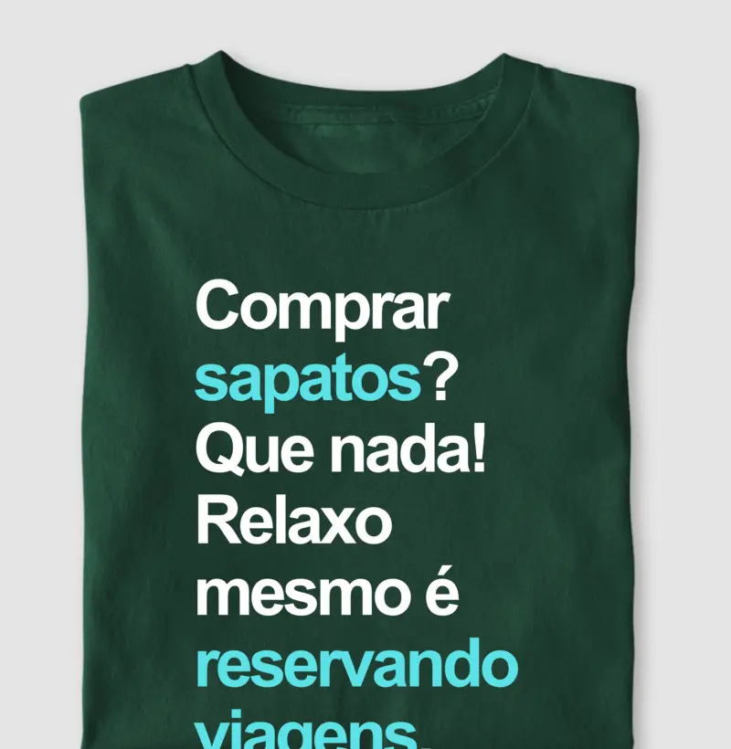 Relaxo mesmo é reservando viagens
