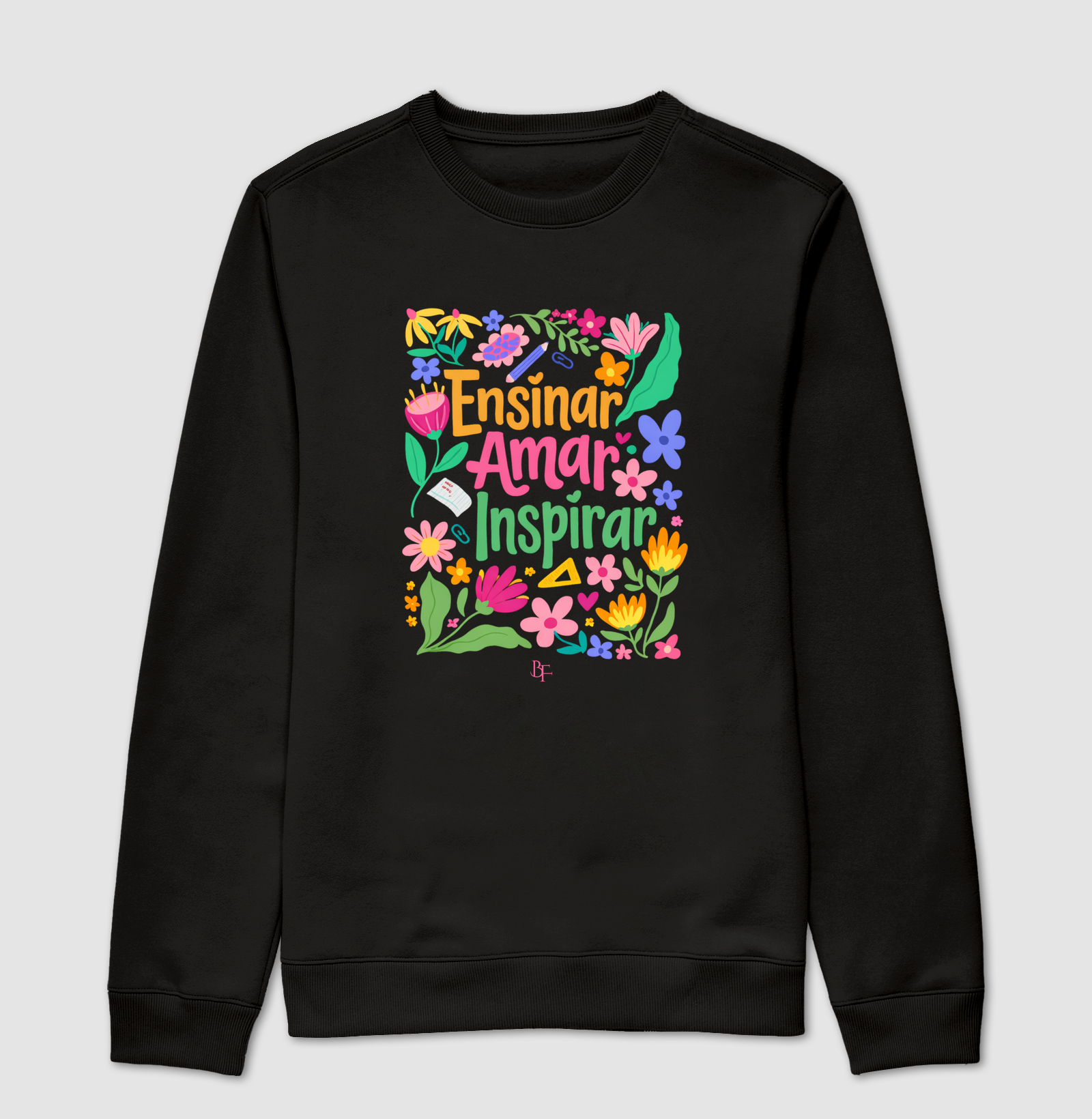 Ensinar Amar Inspirar - Com Flores