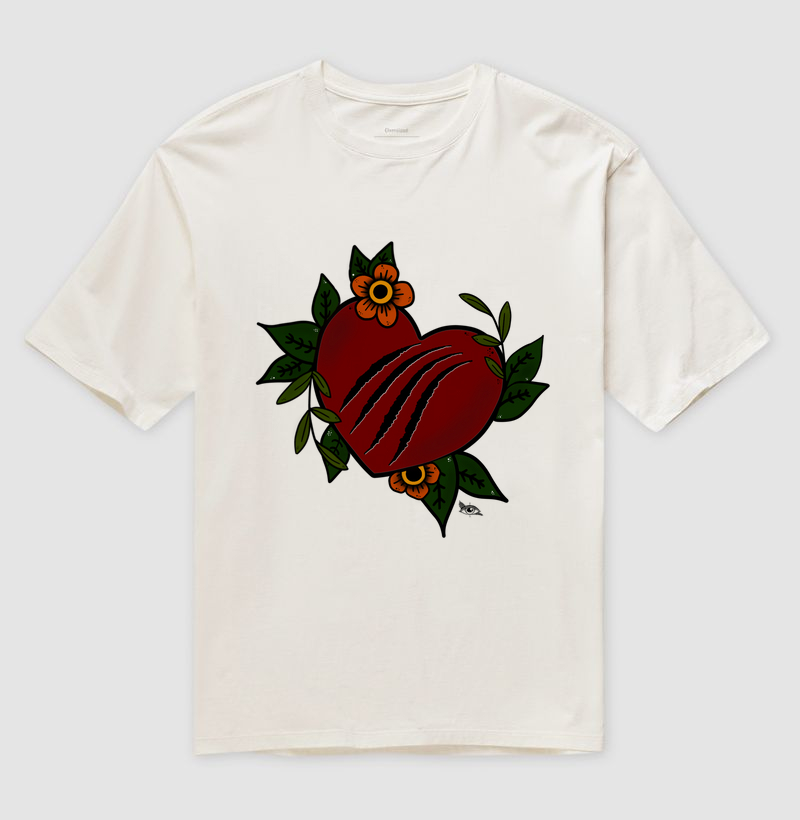 Camiseta - Coração Old