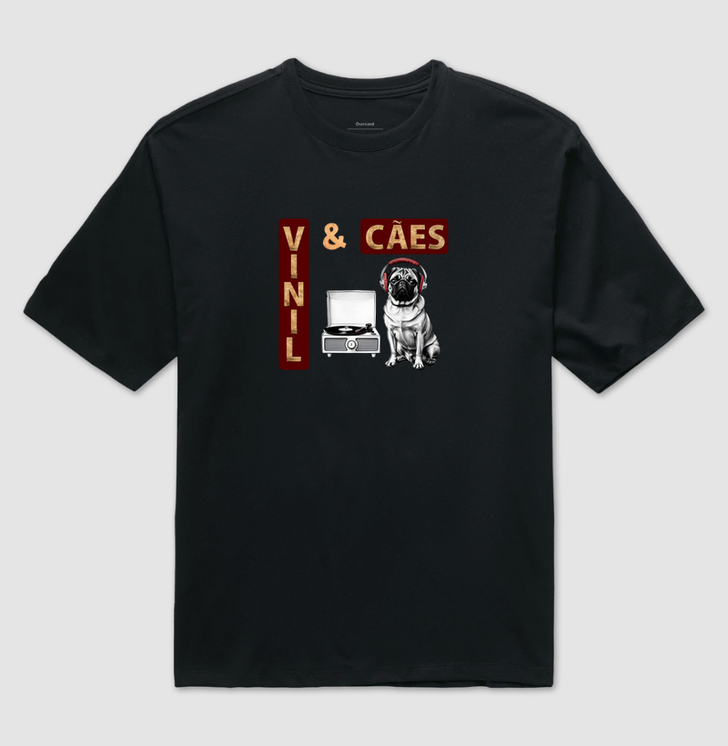 VINIL E CÃES - PUG