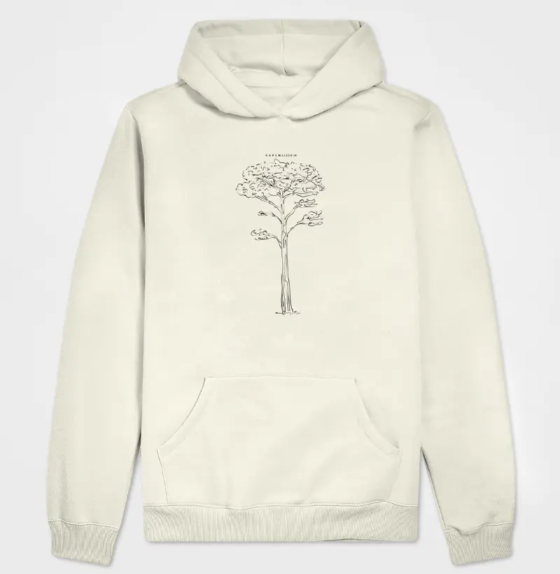 Moletom Hoddie  Árvore linhas