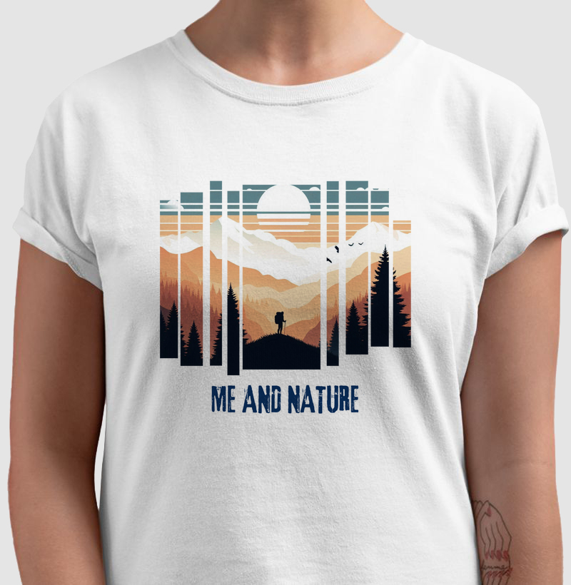 Camiseta Me and Nature