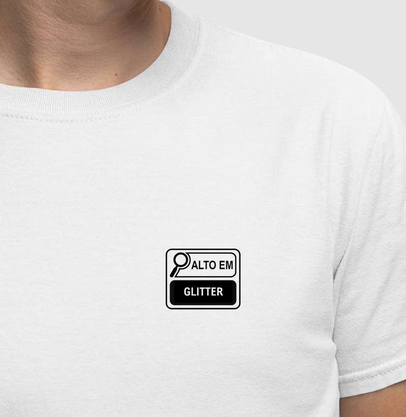 camiseta coleção carnaval - alto em glitter