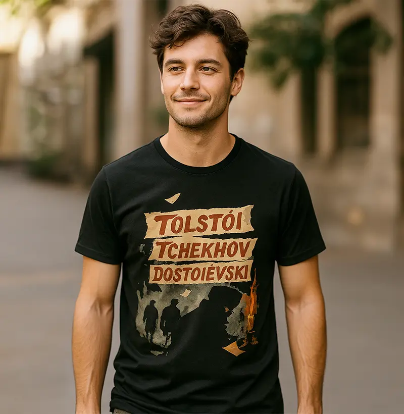 Camiseta Escritores Russos