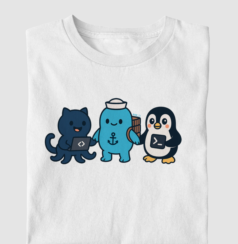 Monstrinhos de T.I (GitHub, Docker e Linux)