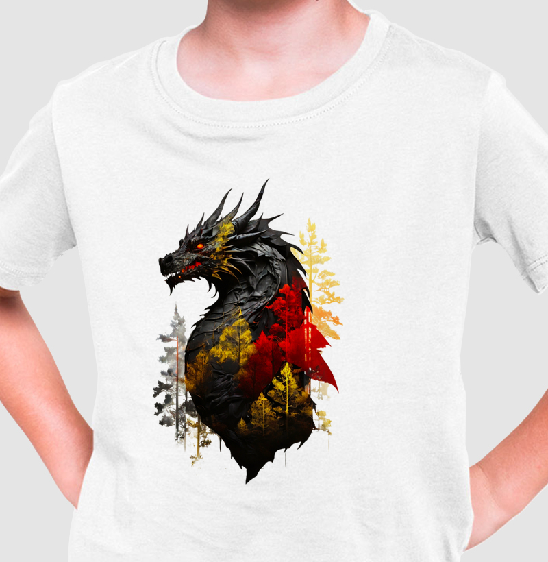 Camiseta Infantil Fogo da Destruição