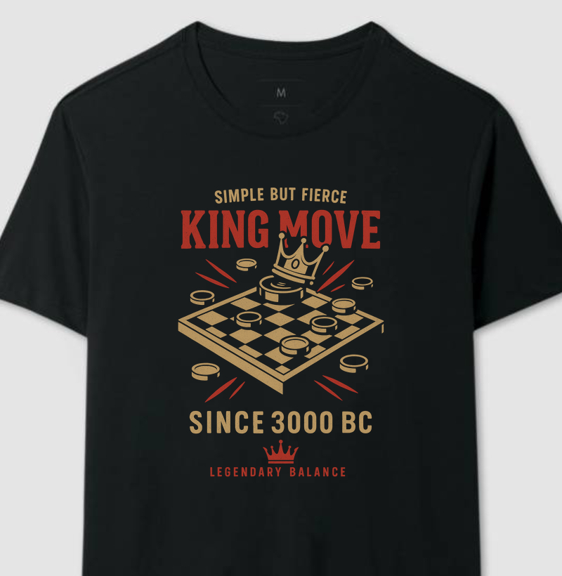 King Move Damas Board Series