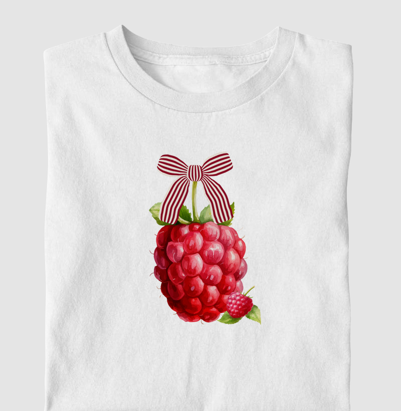 T-shirt framboesa