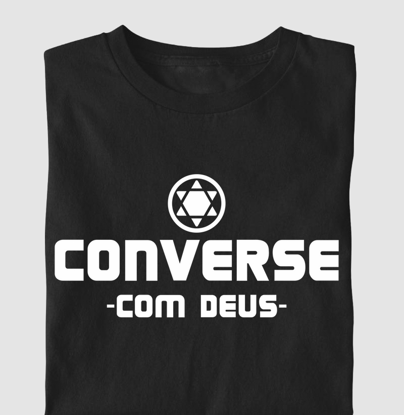 CAMISETA CONVERSE COM DEUS