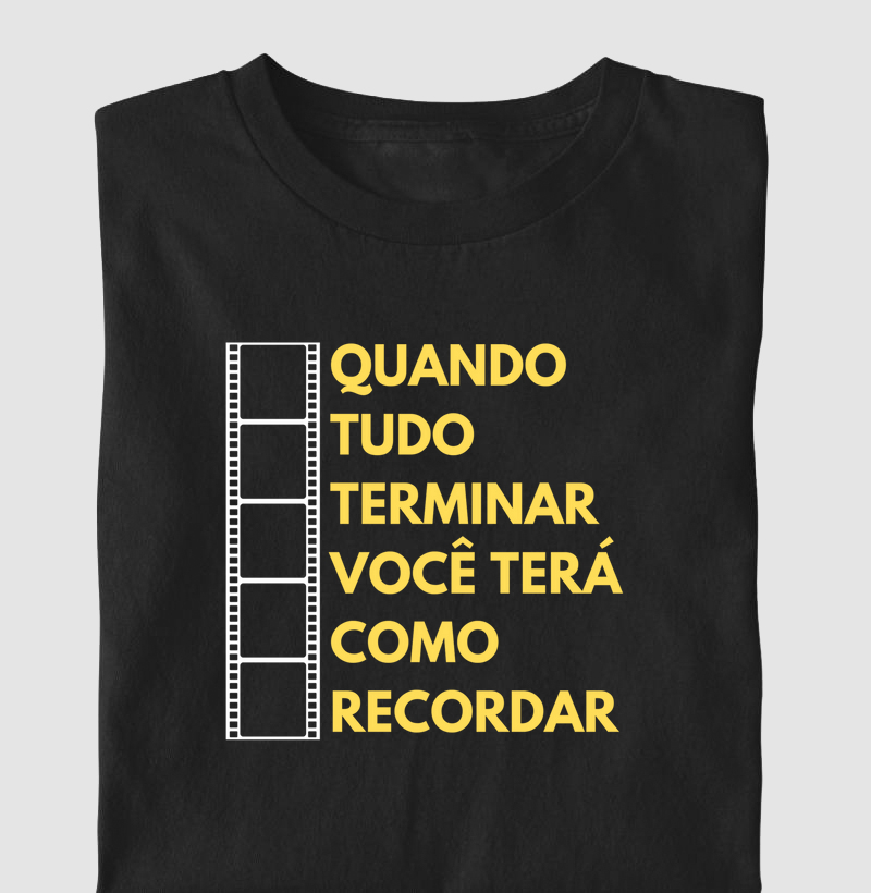 Camisetas / Sou Instinto Criativo / Quando Terminar