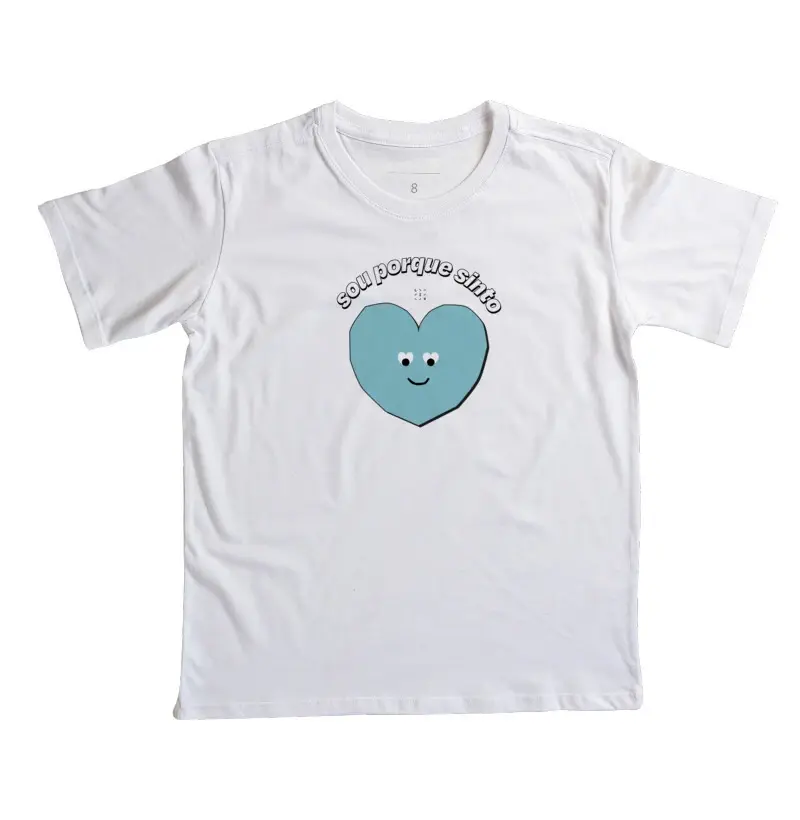 Sou porque sinto - Camiseta Mini