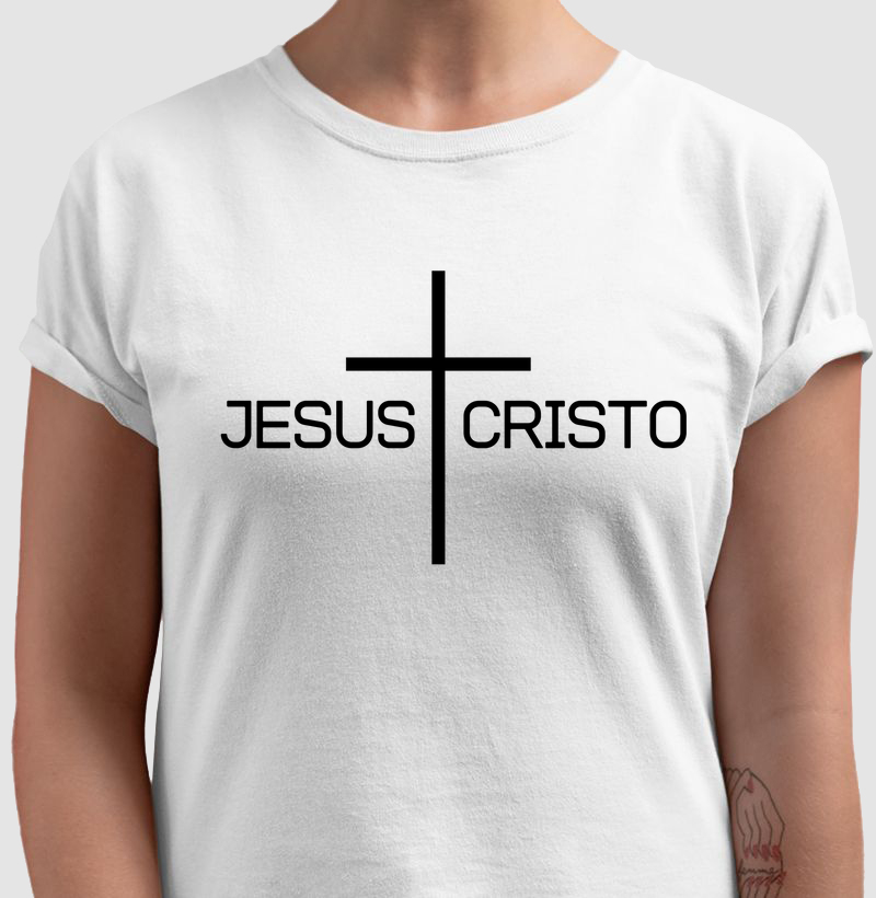 Camisa Branca Jesus Cristo