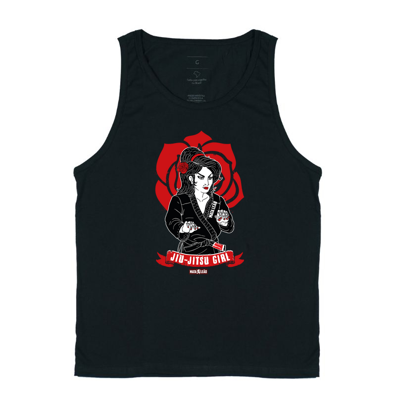 Camiseta Jiu-Jitsu Girl Old School