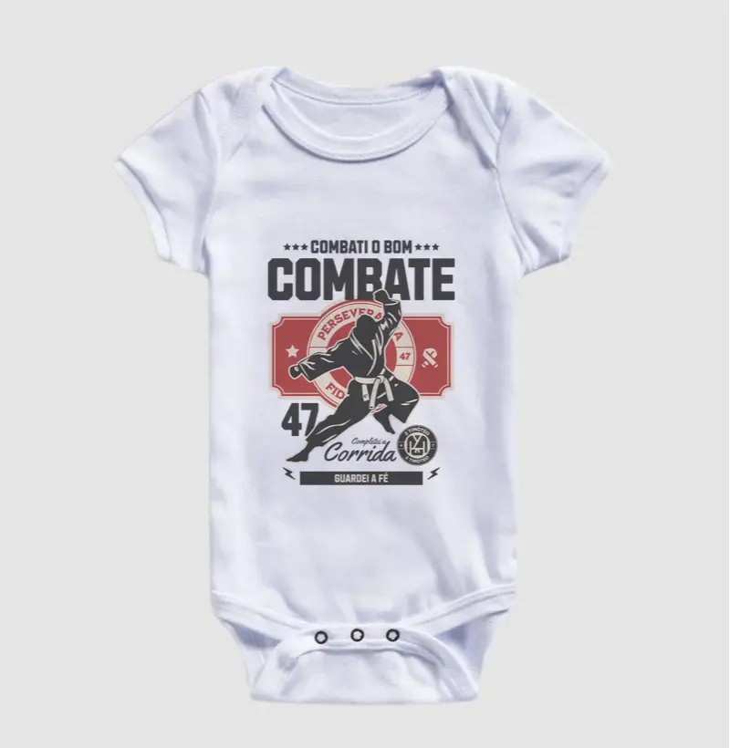 Body de Bebê - Bom Combate (Lutador)