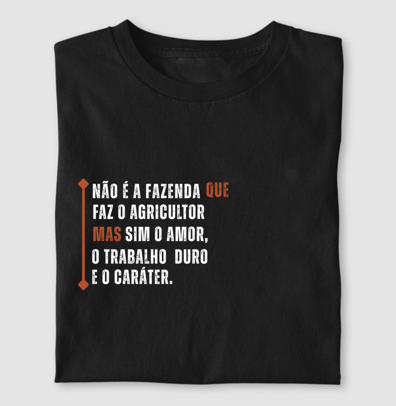 Não é a fazenda que faz o agricultor 