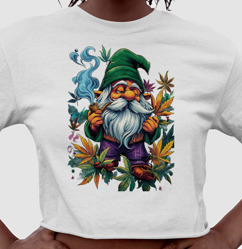 Cropped Gnome High – 420 Edition