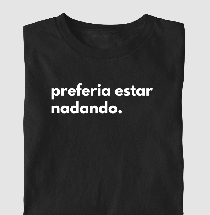 PREFERIA ESTAR NADANDO