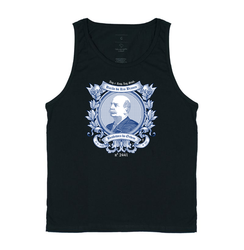 Camiseta exclusiva ARLS Barão do Rio Branco Nº 2441 - Benfeitora da Ordem