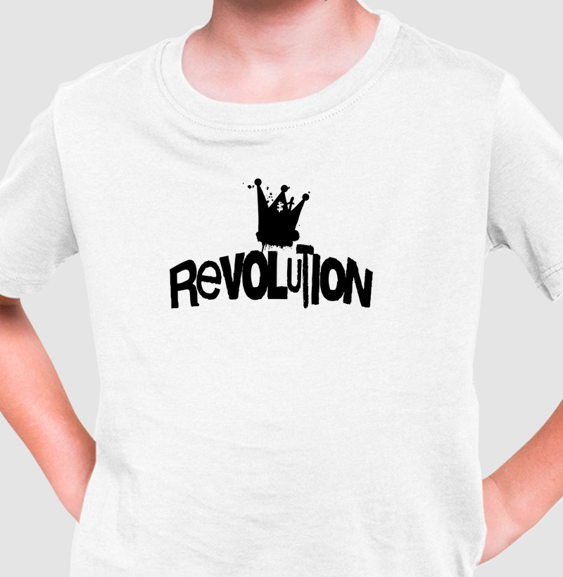 Revolution: Camiseta Infantil - Estilo e Atitude em Cada Detalhe
