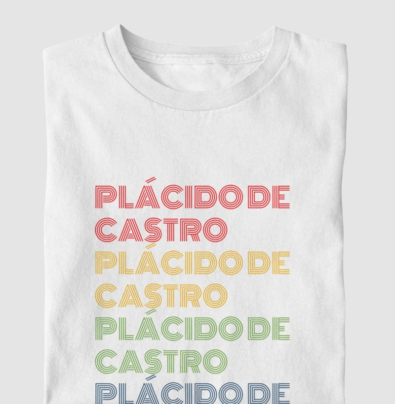 Plácido de Castro Letreiro Retrô
