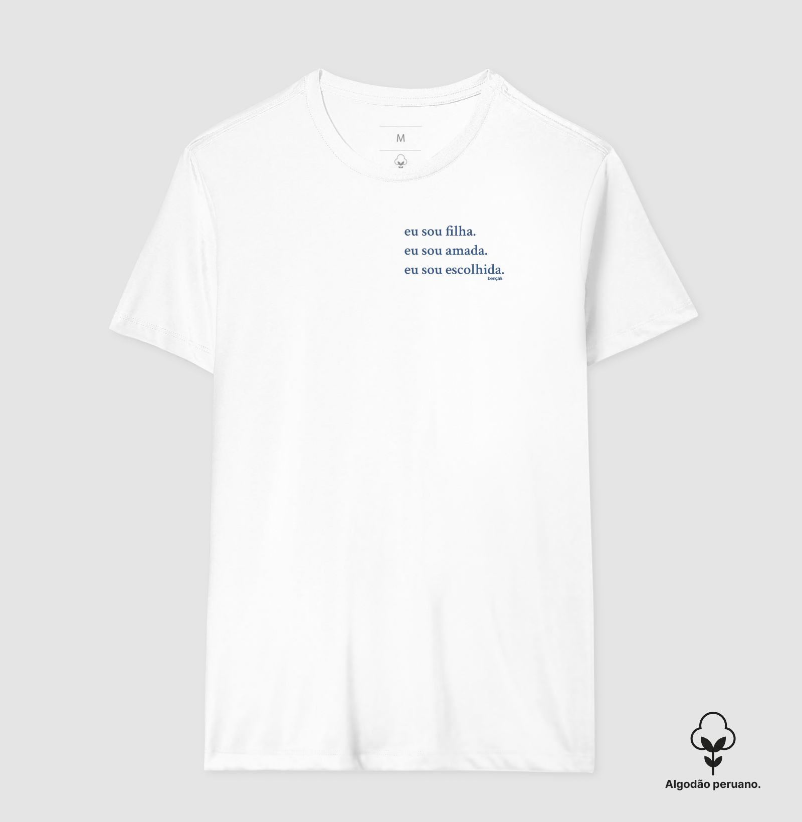 Camiseta Algodão Peruano Escolhida