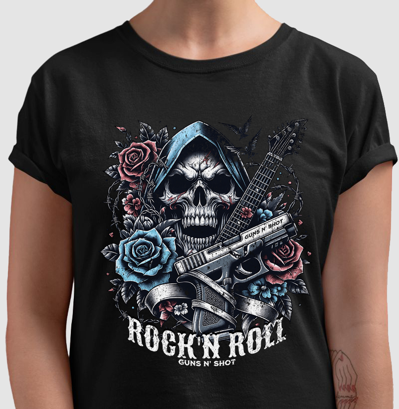 Skull Gun Guitar